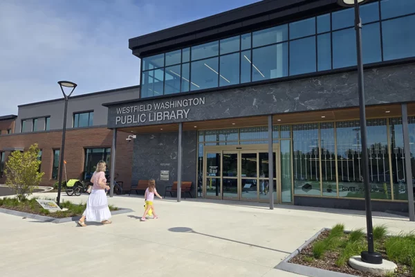 library front door