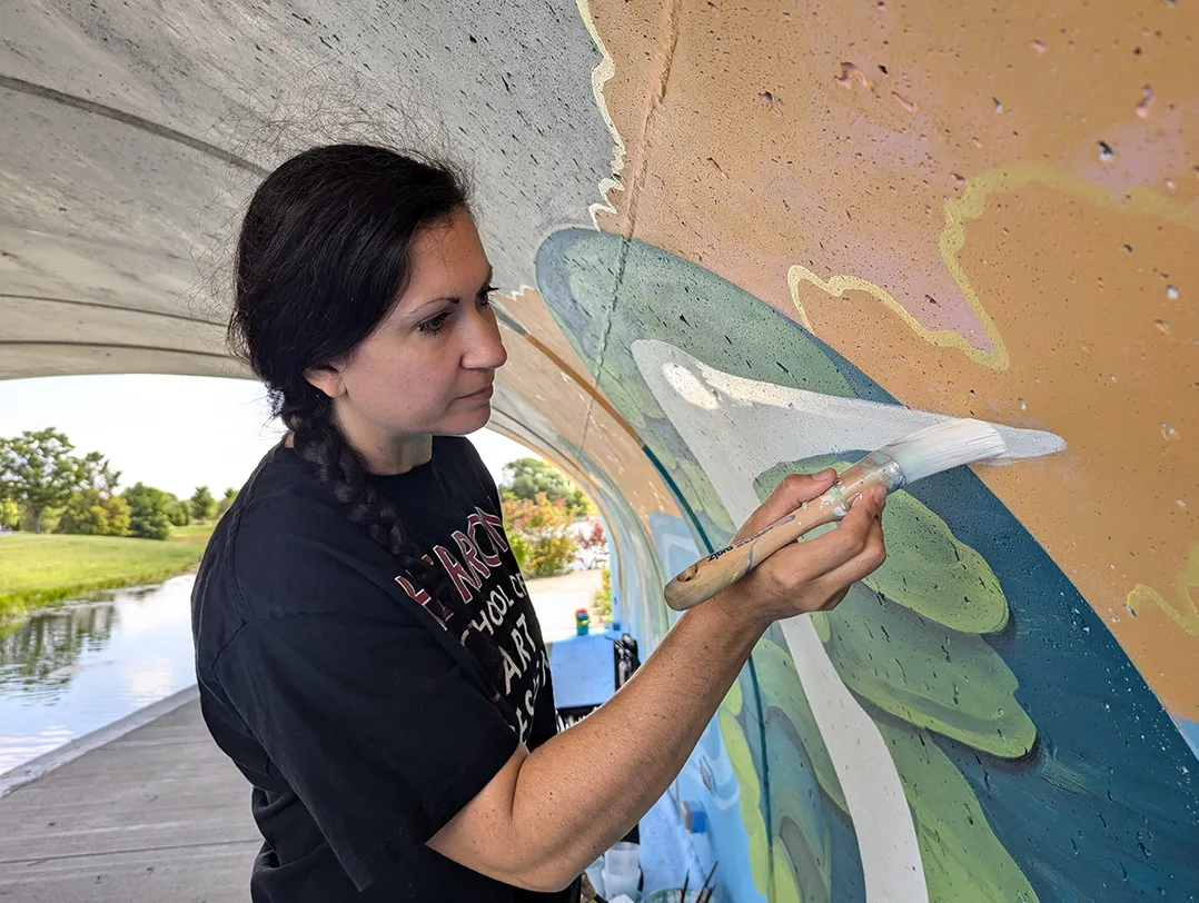 Snapshot: Mural featuring native birds complete in Coxhall Gardens