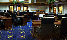 220px Indiana State Senate Chamber Indiana Statehouse Indianapolis Indiana
