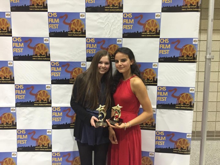 Clara Martiny and Daphne Hulse after winning their award. (Submitted photo)
