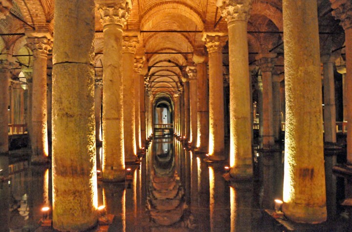 Basilica Cistern in Istanbul, Turkey (Photo by Don Knebel)
